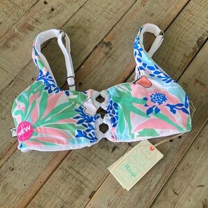 Maaji Tropical Print Bikini top NWT
